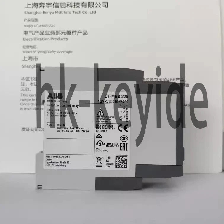 1pcs ABB Time relay CT-MBS.22S 2C/O 24-240VAC Fast delivery