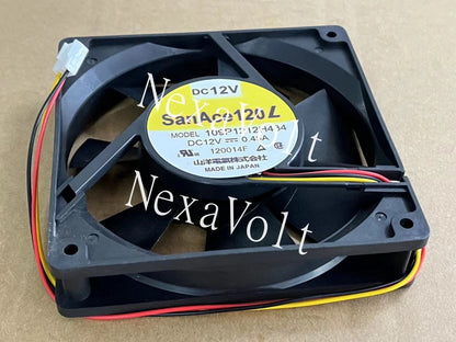 Sanyo 109P1212H434 fan 12V 0.45A 3 line 120*120*25MM