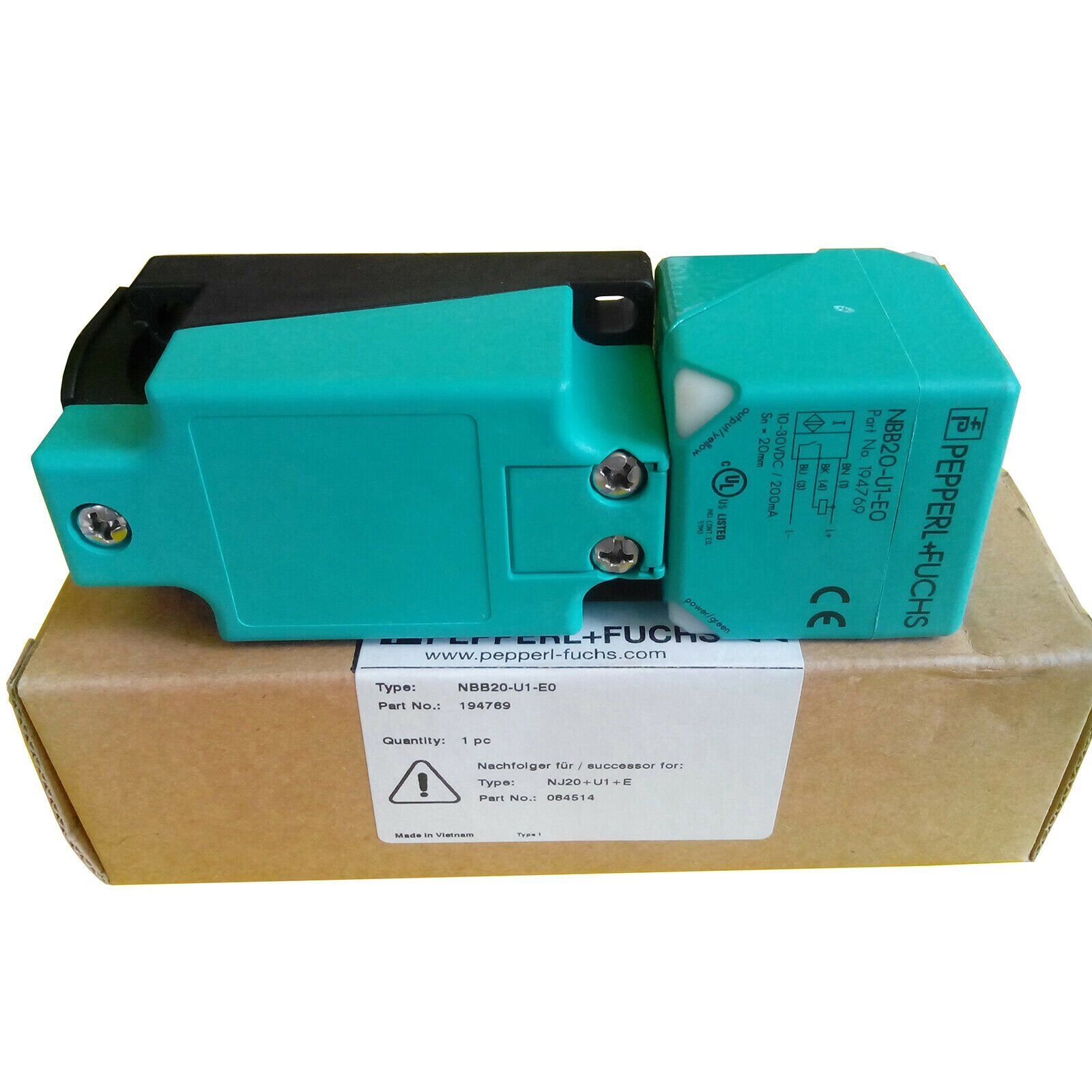 1 Piece Set PEPPERL+FUCHS NBB20-U1-E0 Proximity Switch - PEPPERL+FUCHS