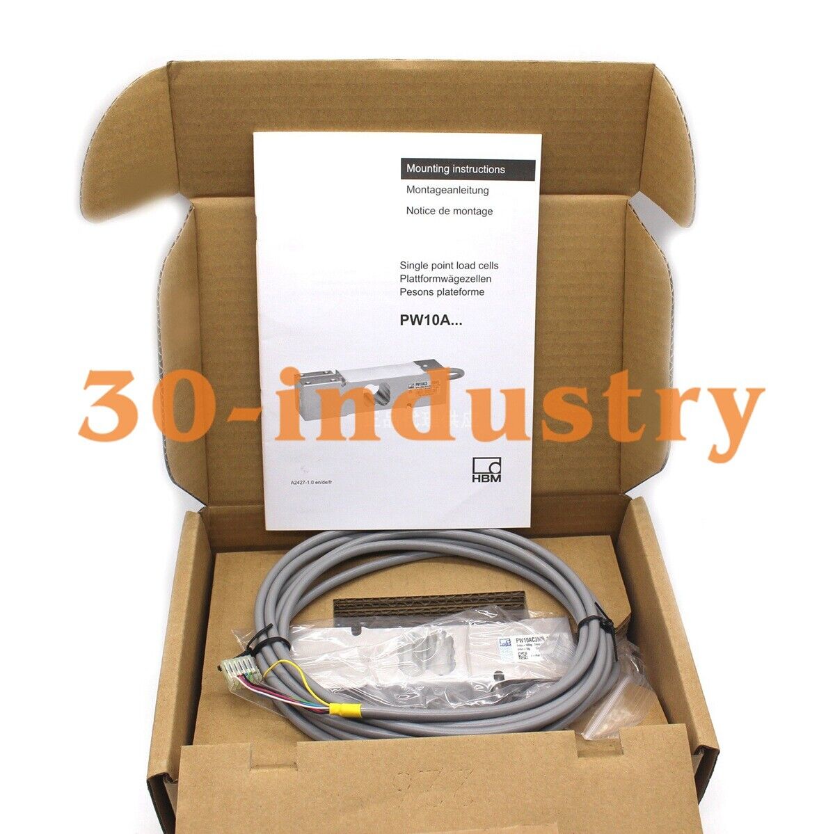 HBM Load Cell PW10AC3MR Sensor - 50KG to 300KG Options - HBM
