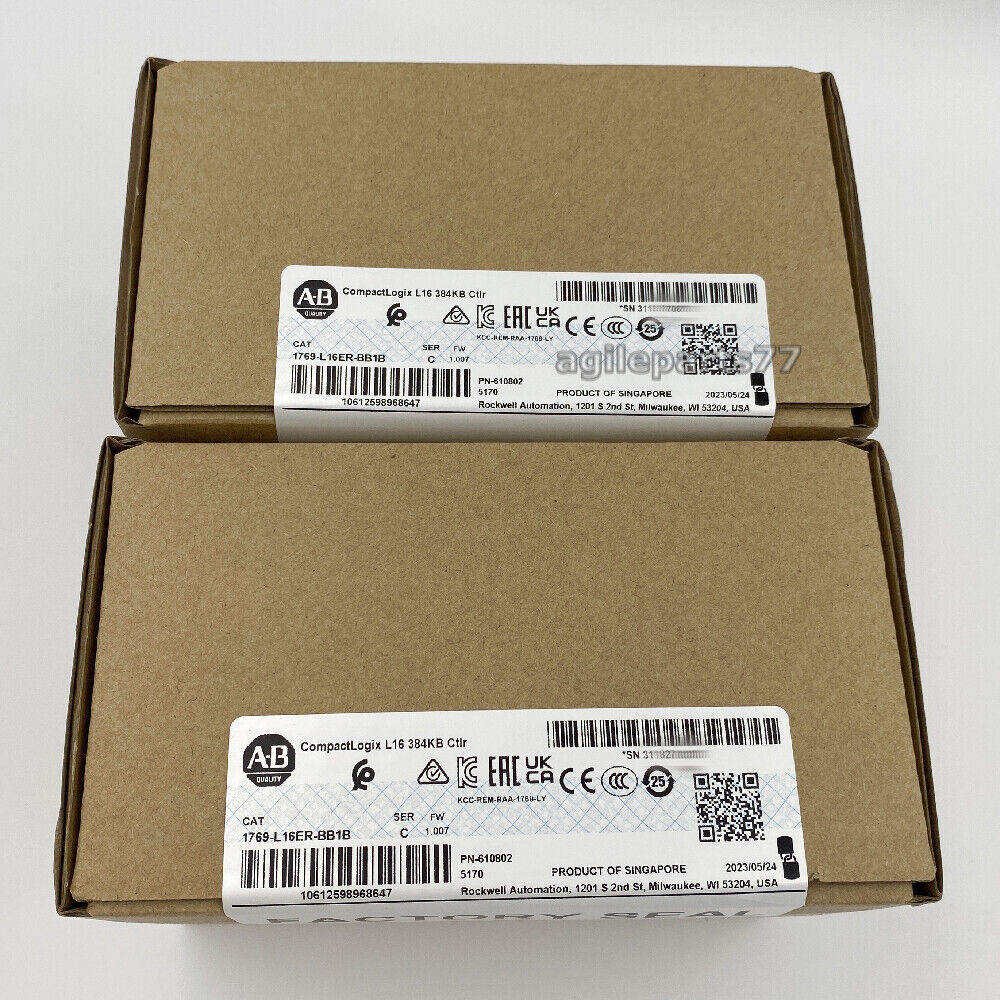 AB 1769-L16ER-BB1B CompactLogix 384KB Controller 2022 NEW Factory Sealed TX - KOEED