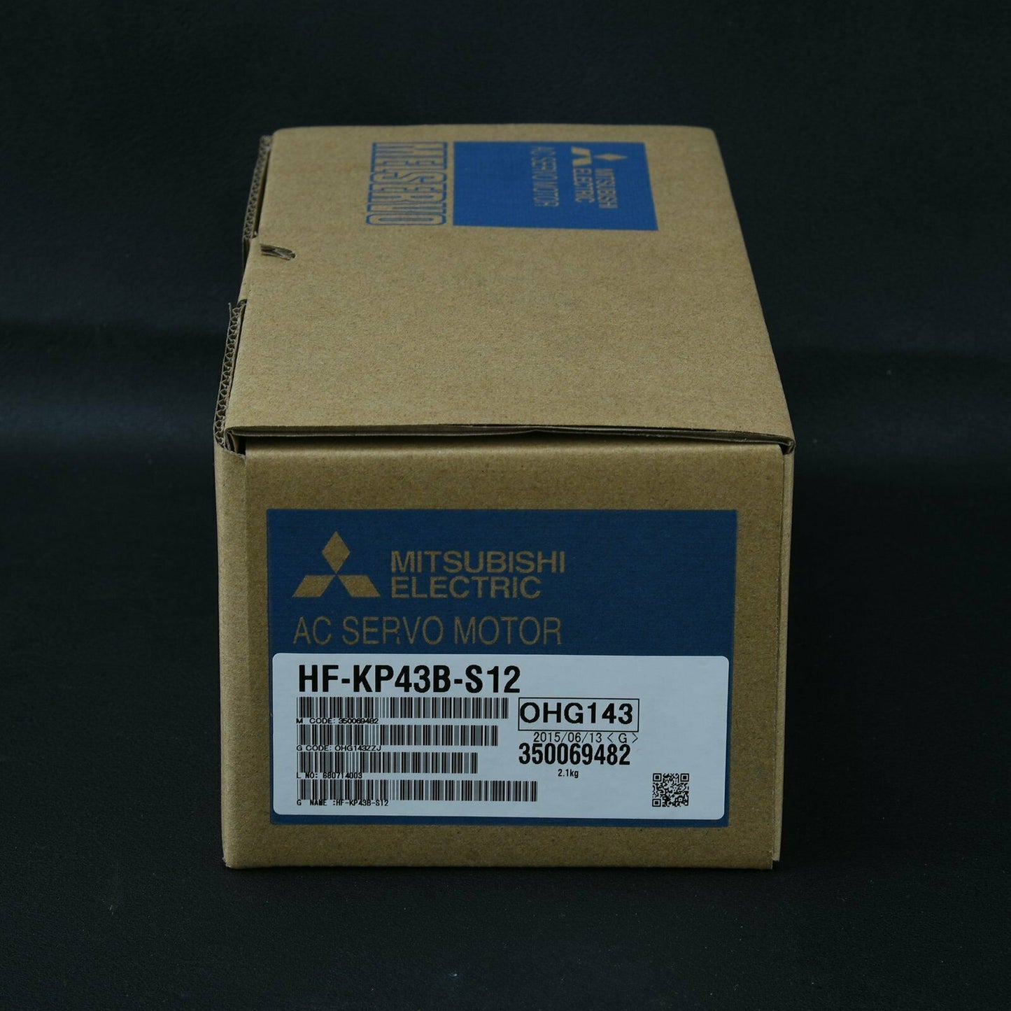 New AC Servo Mmotor HF-KP43B-S12 Mitsubishi - MITSUBISHI