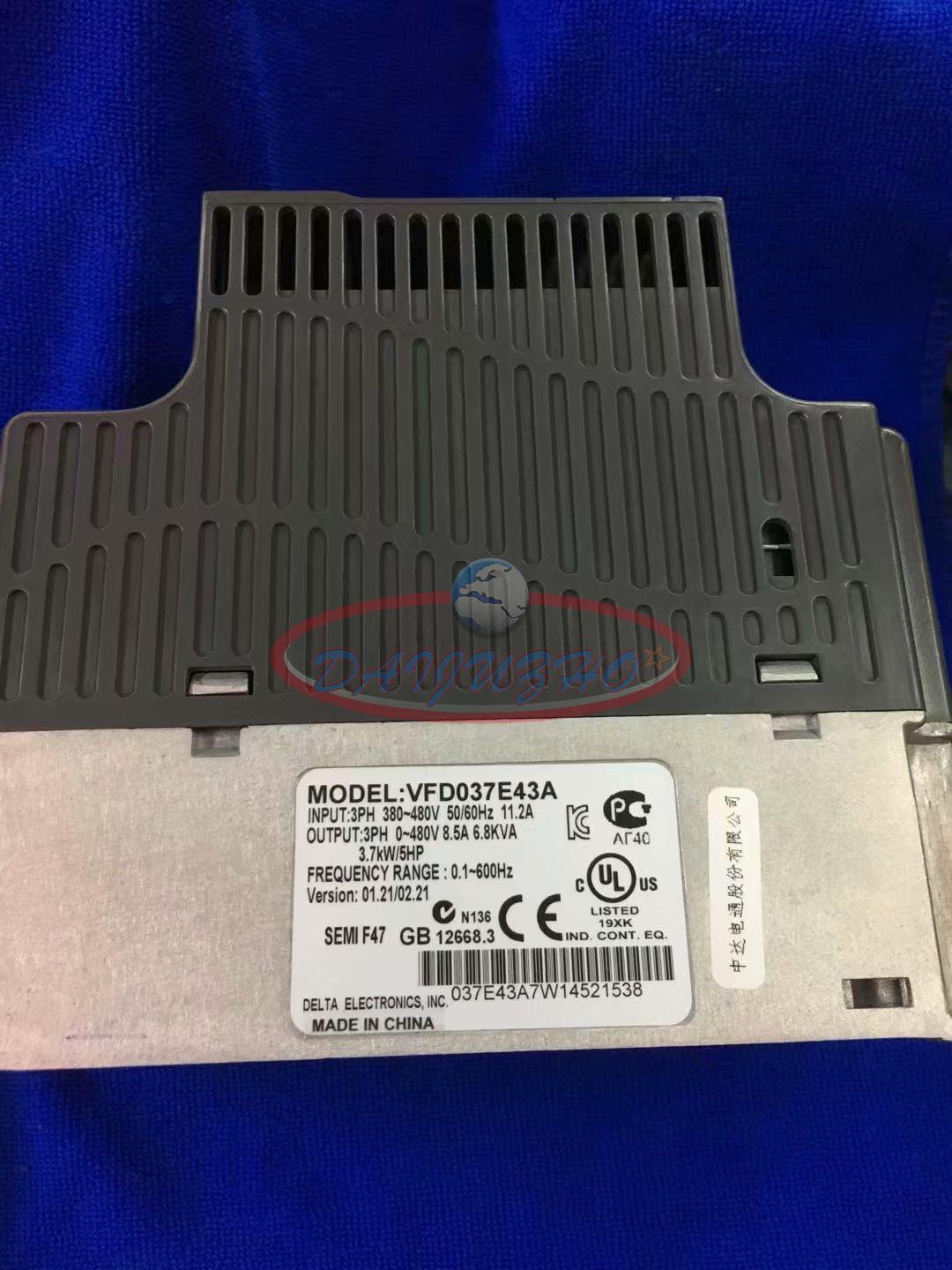 used 1PCS Delta VFD037E43A 380V-3.7KW Inverter - DELTA