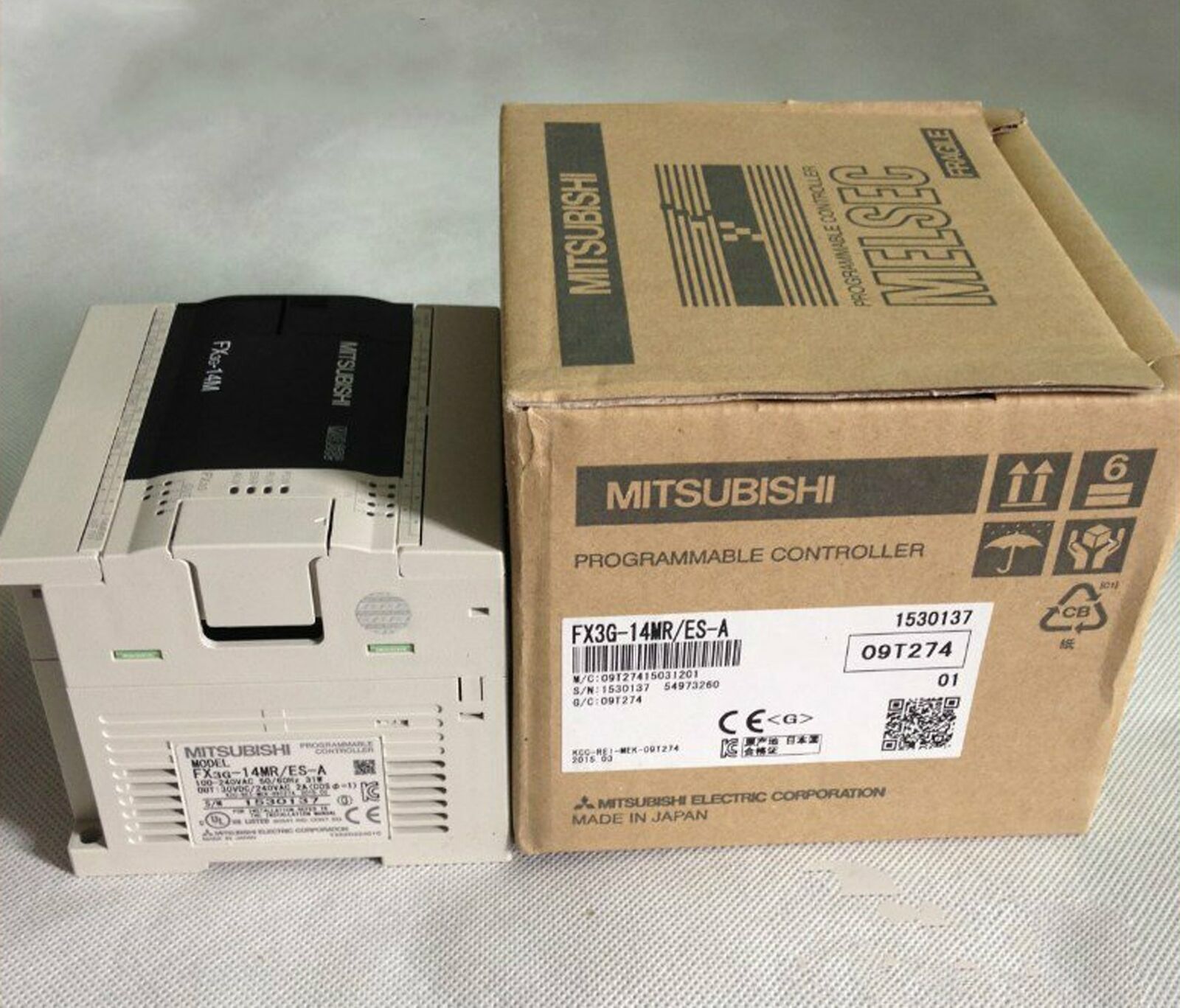 1 piece Mitsubishi FX3G-14MR ES-A FX3G14MR/ESA module with 1 year warranty - MITSUBISHI