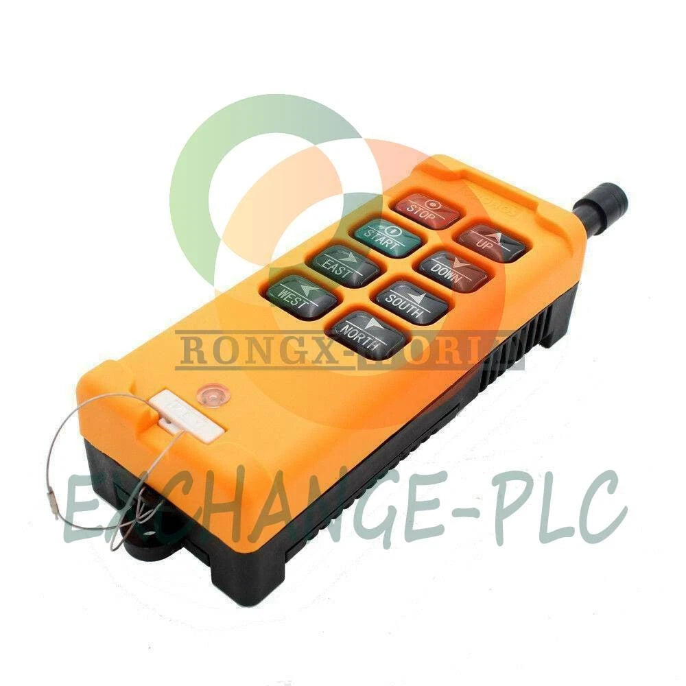 2 Transmitters 8 Channels Industrial Wireless Crane Hoist Remote Control 12-380V
