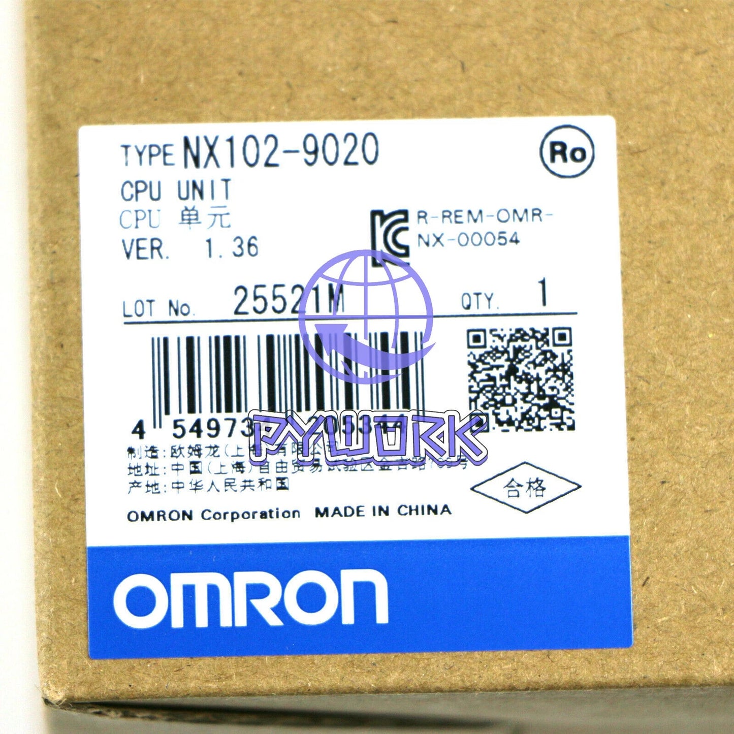 Omron PLC programmable controller NX102-9020