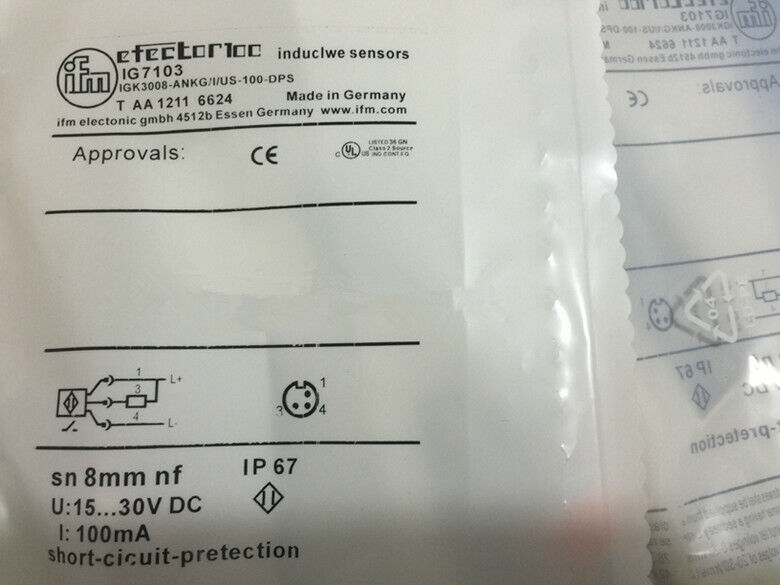IFM Proximity Sensor IG7103 - IFM