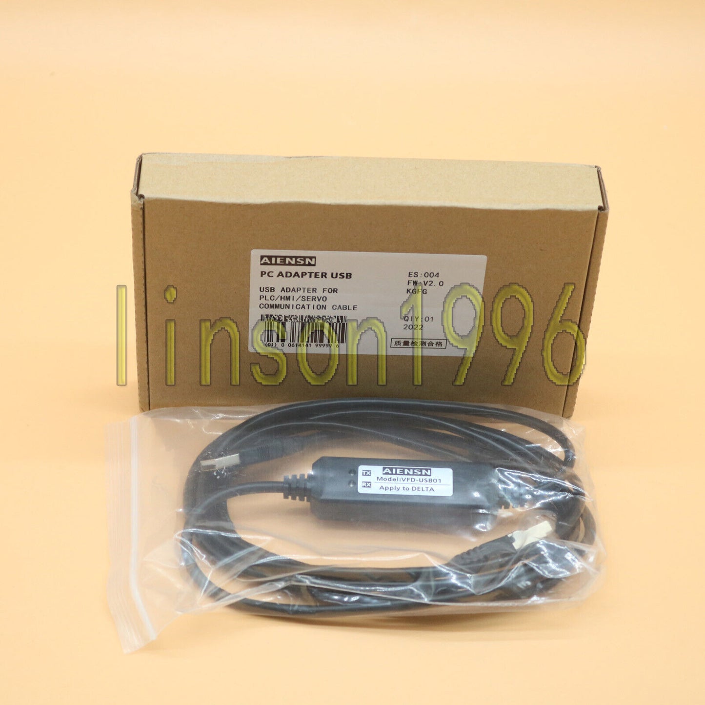 Delta VFD-CH2000 Series Inverter Debugging Cable USB01 - DELTA