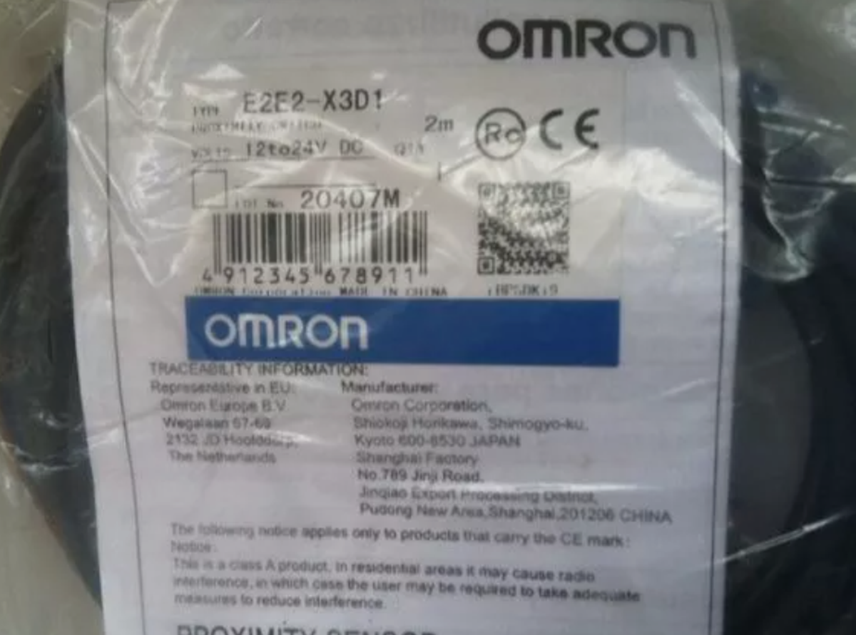 new Omron E2E2-X3D1 12-24VDC Proximity Switch - OMRON