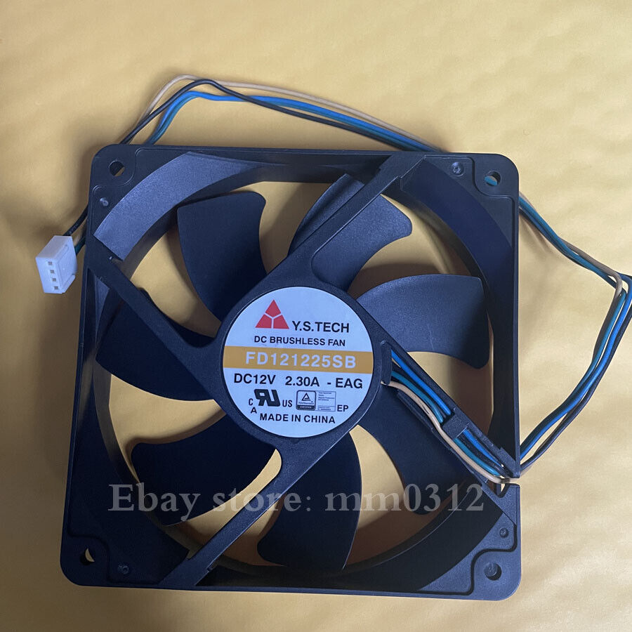 Y.S.Tech FD121225SB 12V 2.3A 4-wire PWM temperature control fan - Y.S.TECH