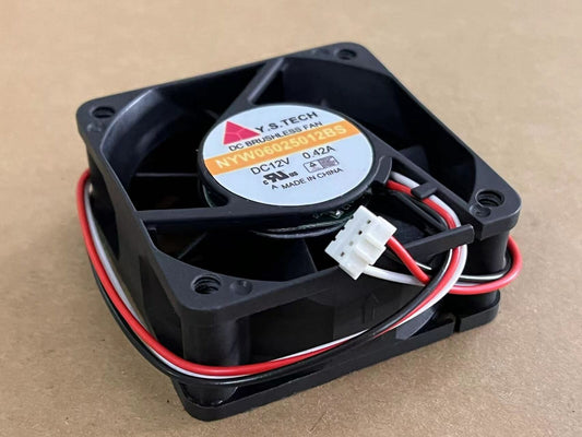new Y.S.TECH 6025 NYW06025012BS DC12V 0.42A 6CM cooling fan