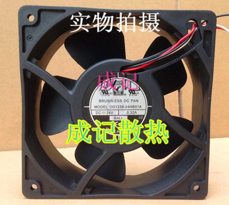 1pcs  ORION OD1238-24HB01A 12038 24V 0.32A inverter fan