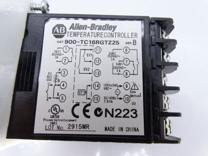 Allen Bradley Temperature Controller 900-TC16RGTZ25 Series B - ALLEN BRADLEY