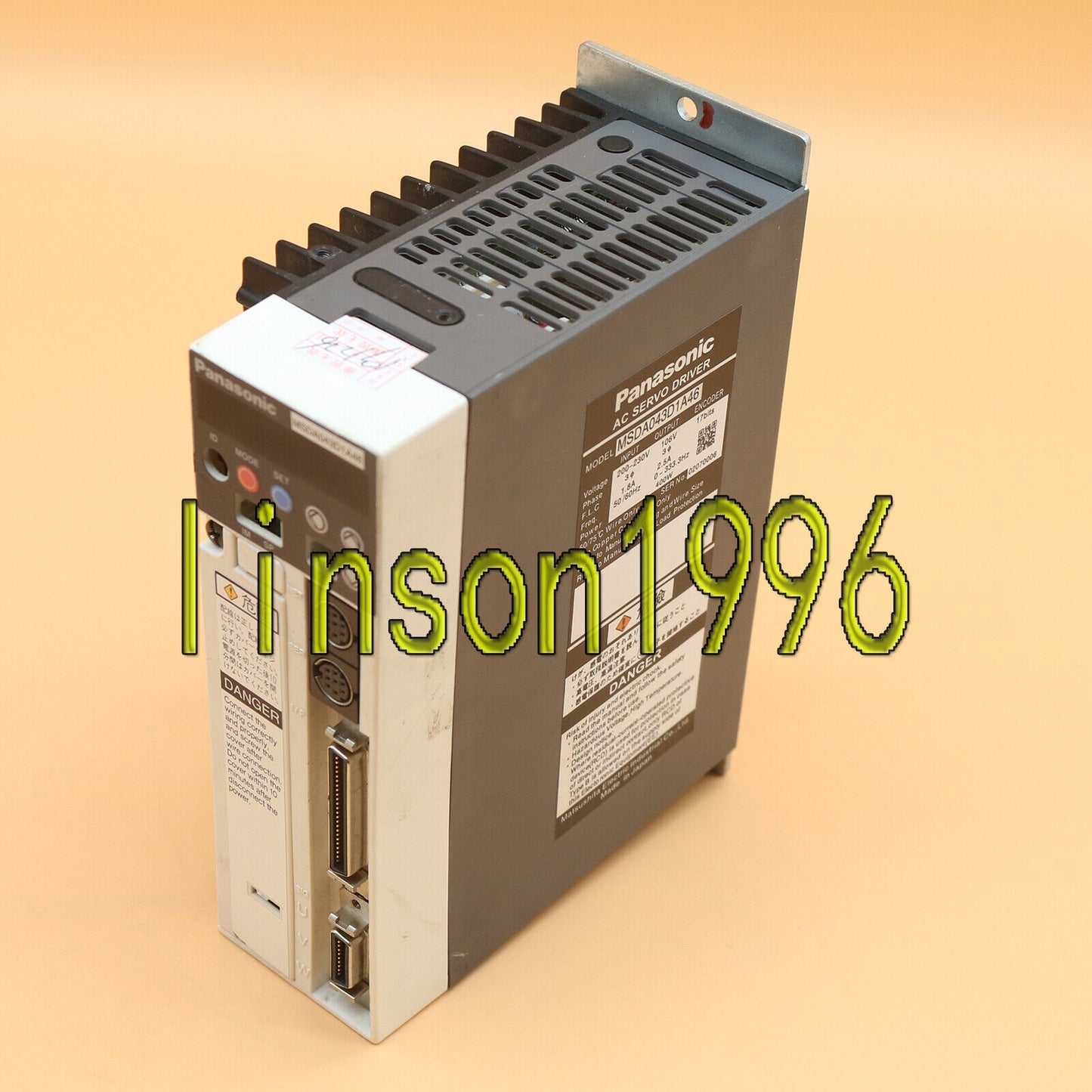 Panasonic MSDA043D1A46 servo drive - PANASONIC