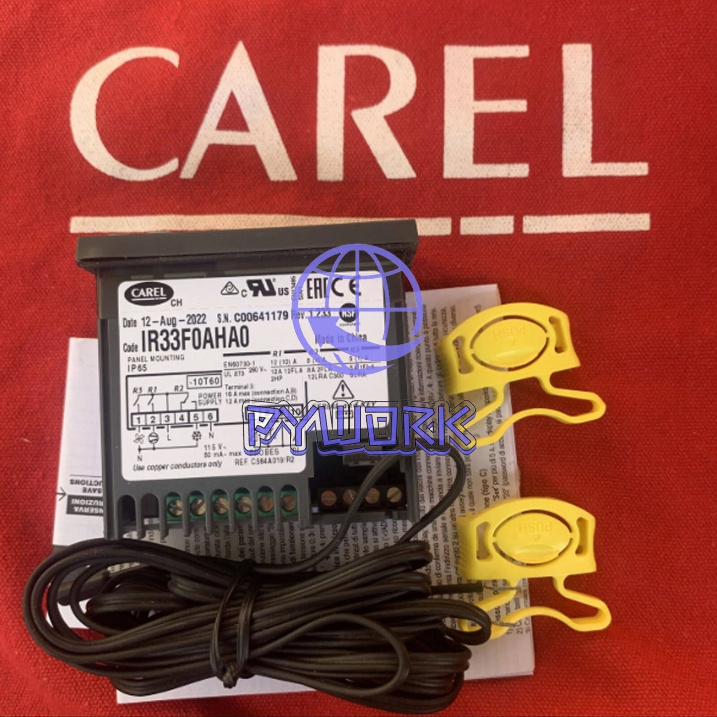 CAREL IR33F0AHA0 Controller with 2 Probes