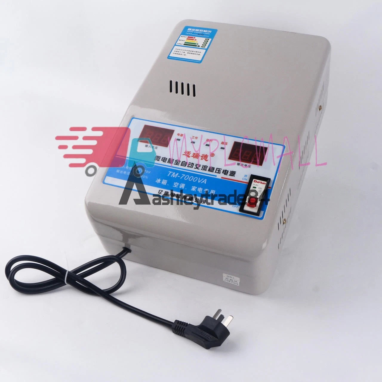 7KW Automatic Voltage Stabilizer AC regulator Power Supply 220V TM-7000VA