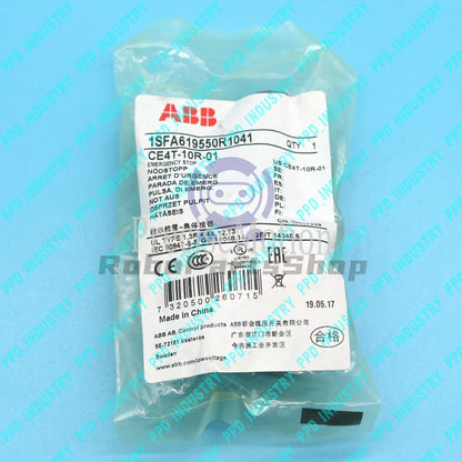 ABB 1SFA619550R1041 CE4T-10R-01 Emergency Stop Pushbotton Switches 1pcs