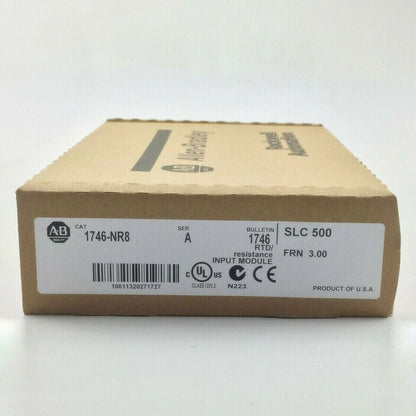New Factory Sealed AB 1746NR8 SLC 500 RTD Resistance Input Module - KOEED