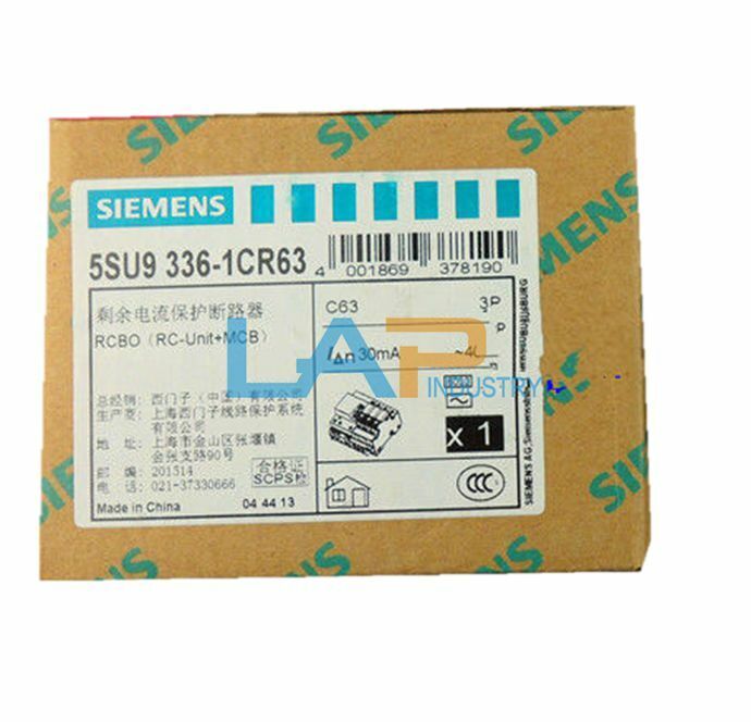 new 1PC  FOR SIEMENS 5SU9336-1CR63 3P 63A Circuit Breaker