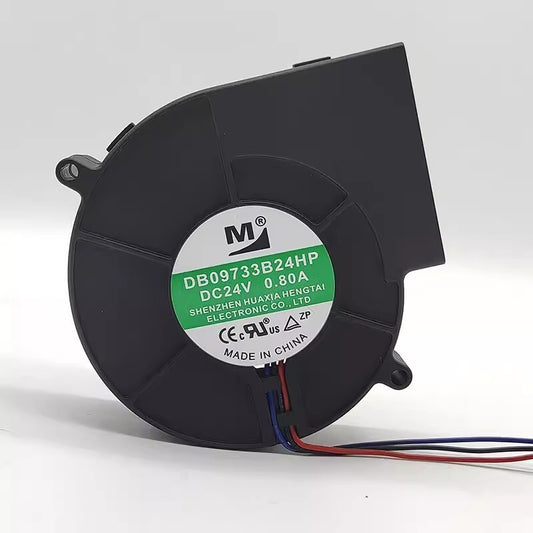 M DB09733B24HP DC24V 0.80A 9733 3-Wire Turbo Cooling Fan