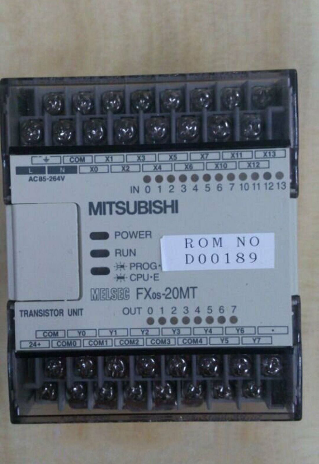 used Mitsubishi FX0S-20MT tested in good condition - MITSUBISHI