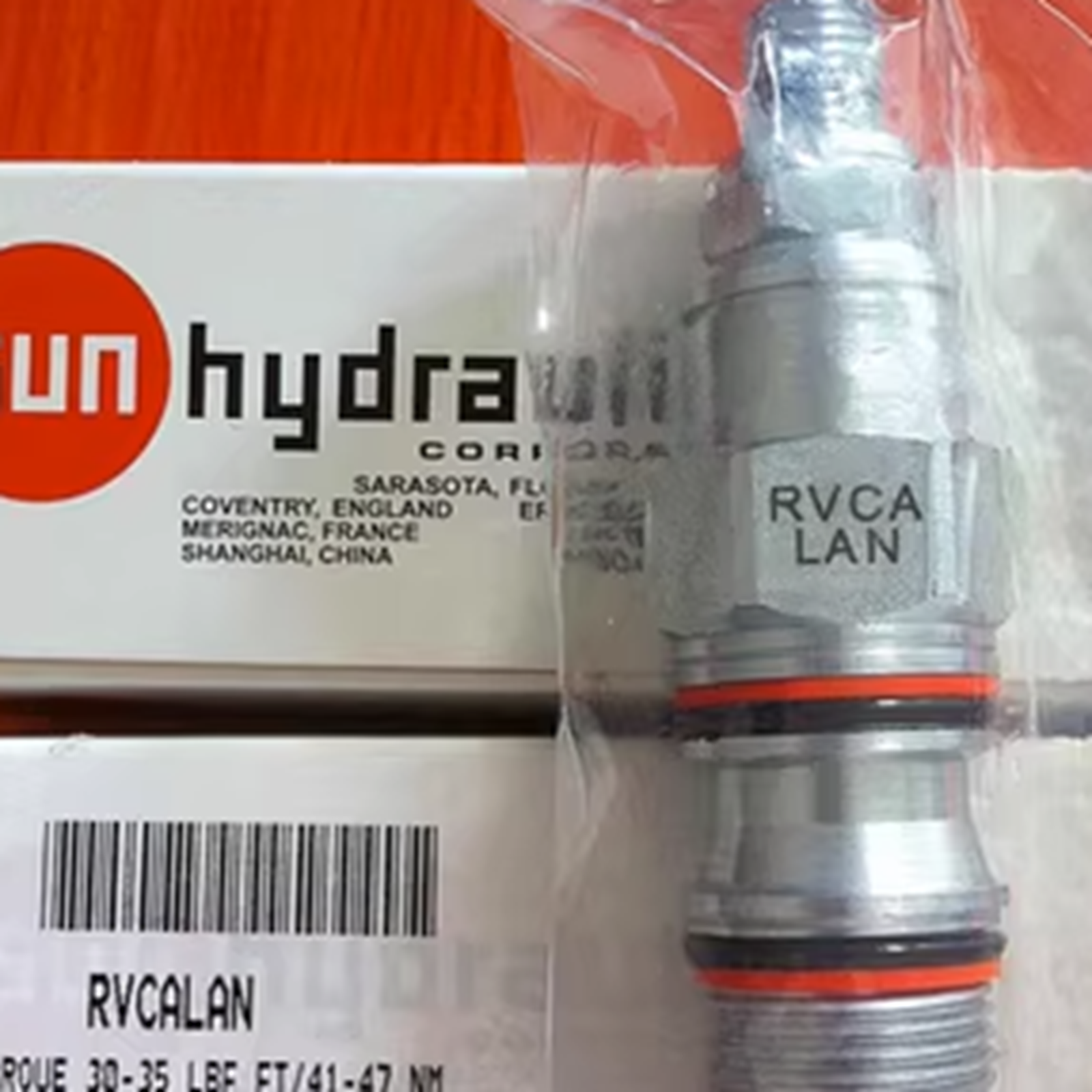 RVCA-LAN Ventable Relief Valve - SUN HYDRAULICS