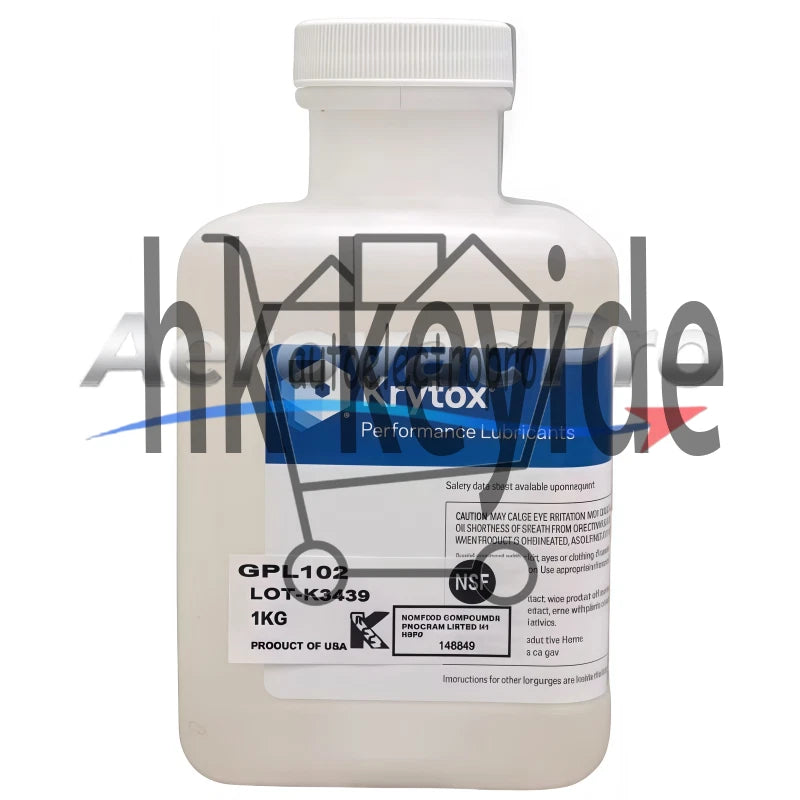 1Pcs Chemours DUPONT Krytox Lubricants GPL102 1Kg (2.2 LB) SAFE RELIABLE