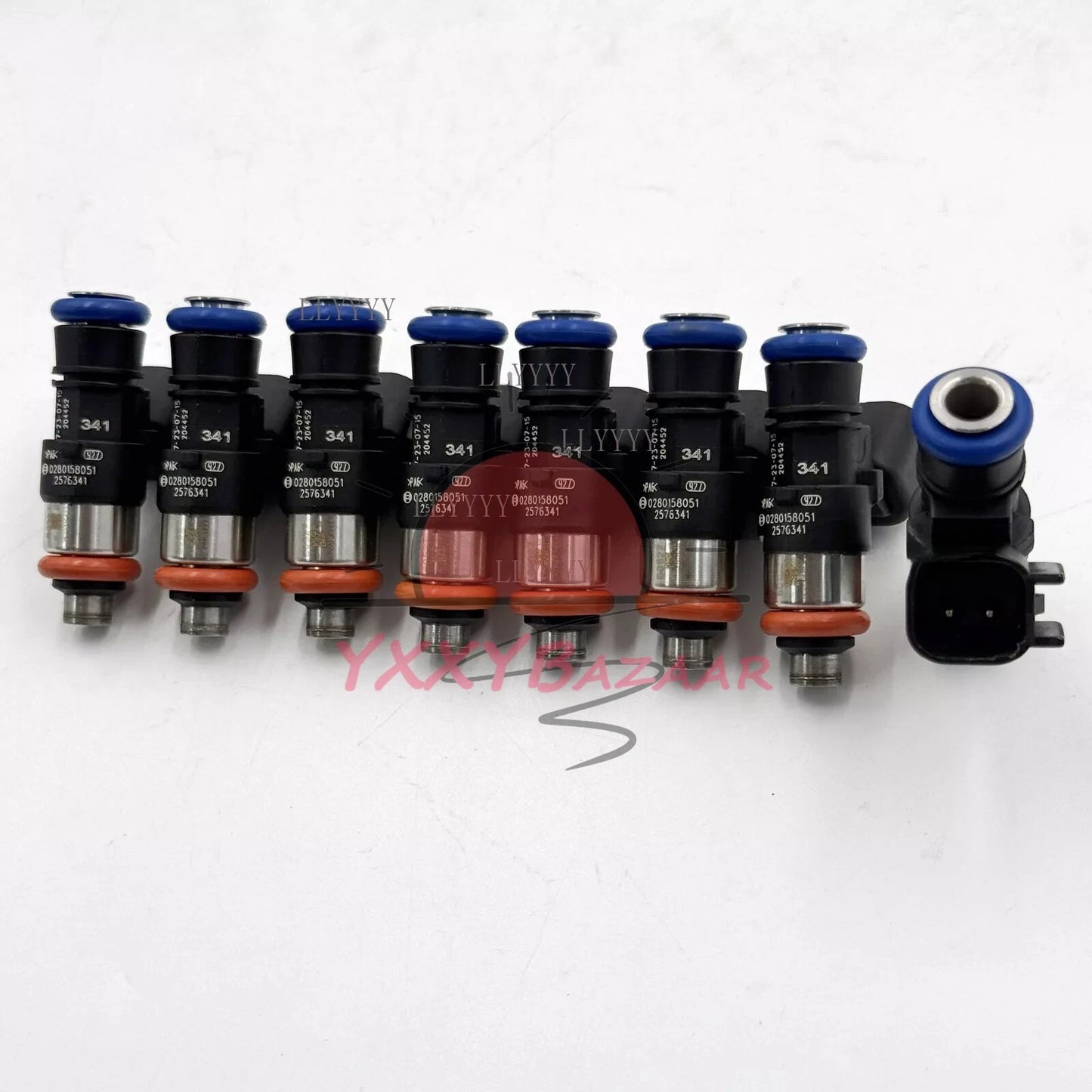 8Pcs 42LB Fuel Injector 0280158051 for 2006-2013 Corvette LS3 2010-2015