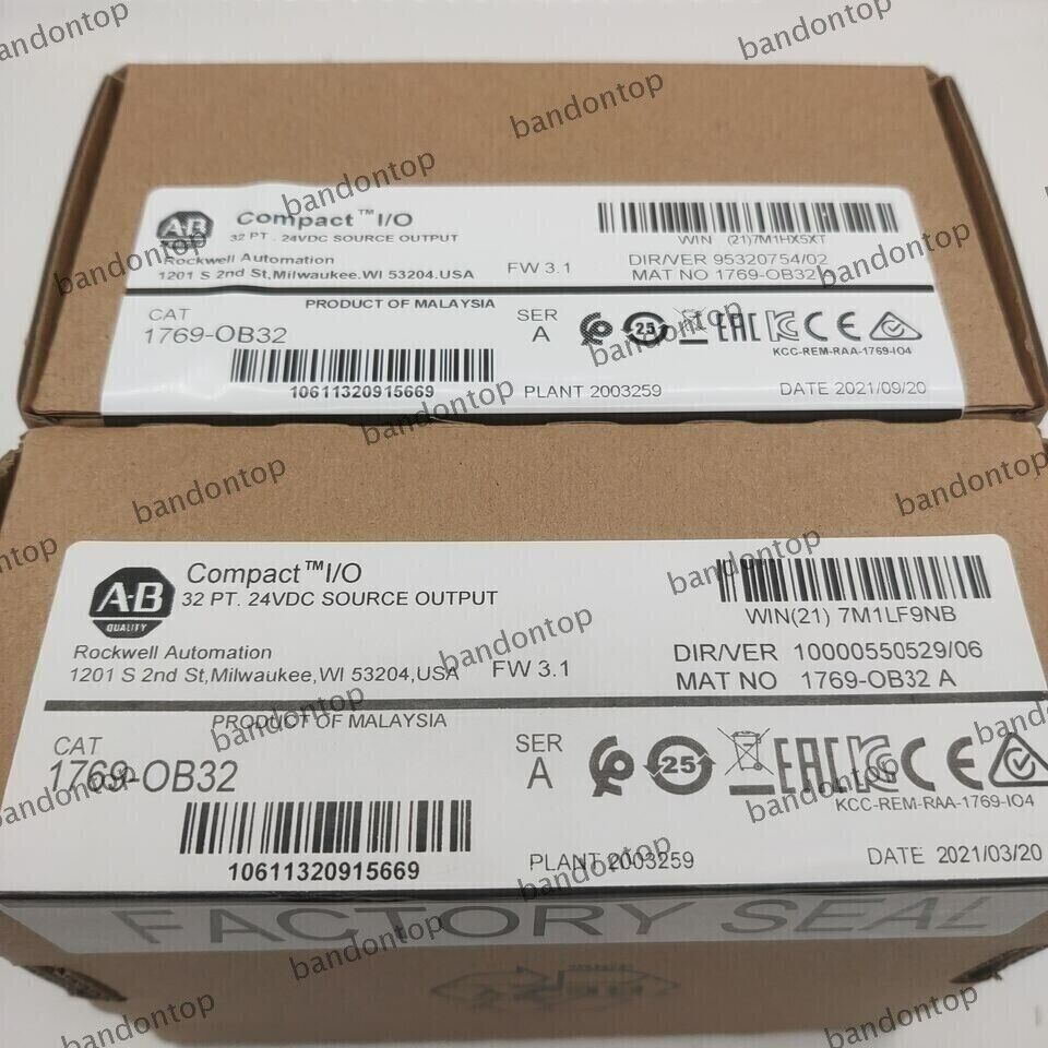 CompactLogix 32 Pt 24VDC Module 1769-OB32 New Factory Sealed - NEW FACTORY SEALED