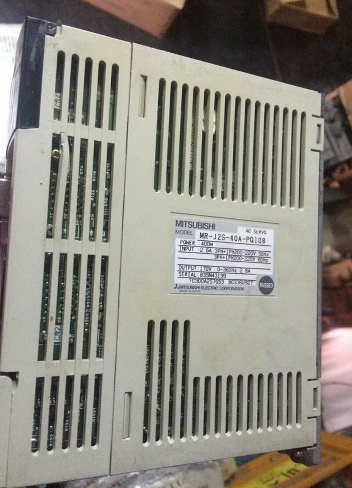 Used Mitsubishi servo drive MR-J2S-40A-PQ108 - MITSUBISHI
