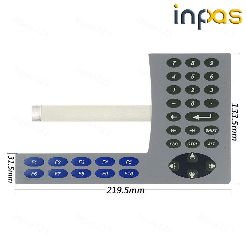 Durable membrane keyboard with 2711P-K6C20A9 model for professional use - ONE FOR AB