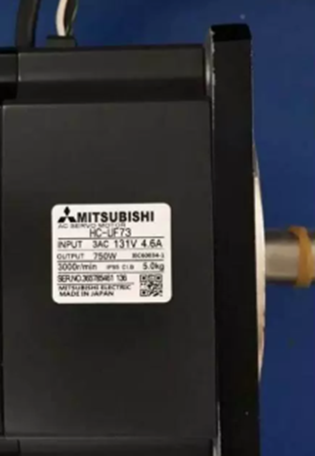 Mitsubishi HC-UF73 Servo Motor - MITSUBISHI