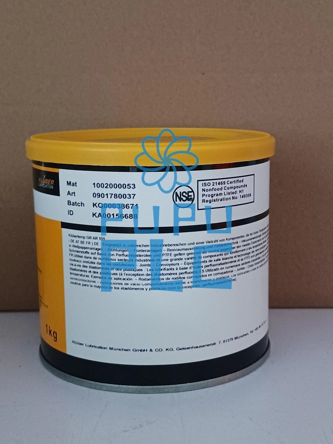 KLUBER Lubrication Klubertemp GR AR 555 Grease 1Kg ( 35.3 OZ) free ship