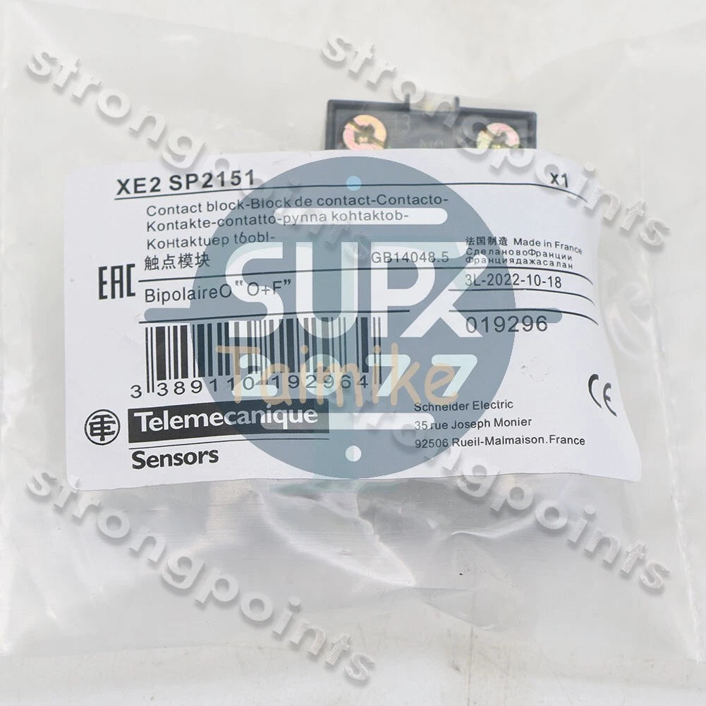 (10PCS) Tele XE2SP2151 LIMIT SWITCH CONTACT BLOCK 1NC+1NO SNAP ACTION SC