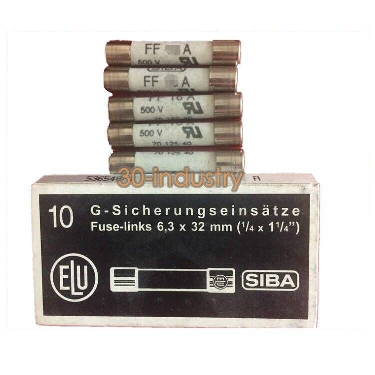SIBA 7012540 FF12.5A Fast Quick Blow Ceramic Fuse 6.3x32mm 500V - koeed