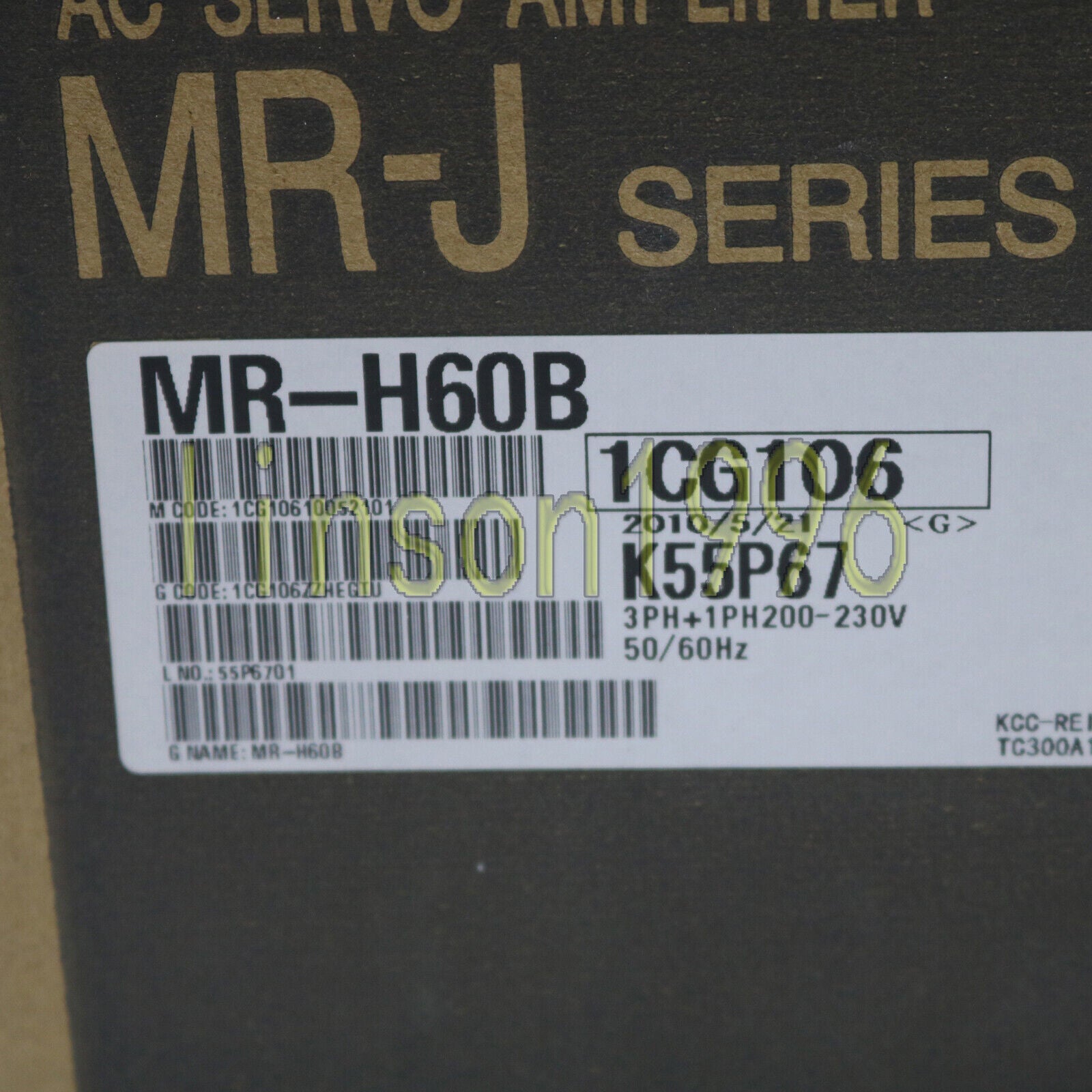 1PC Mitsubishi MR-H60B Servo Driver - MITSUBISHI