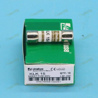 10Pcs KLK-15 Fuses 15A 600Vac FAST ACTING Fuse Fast Delivery - KLK