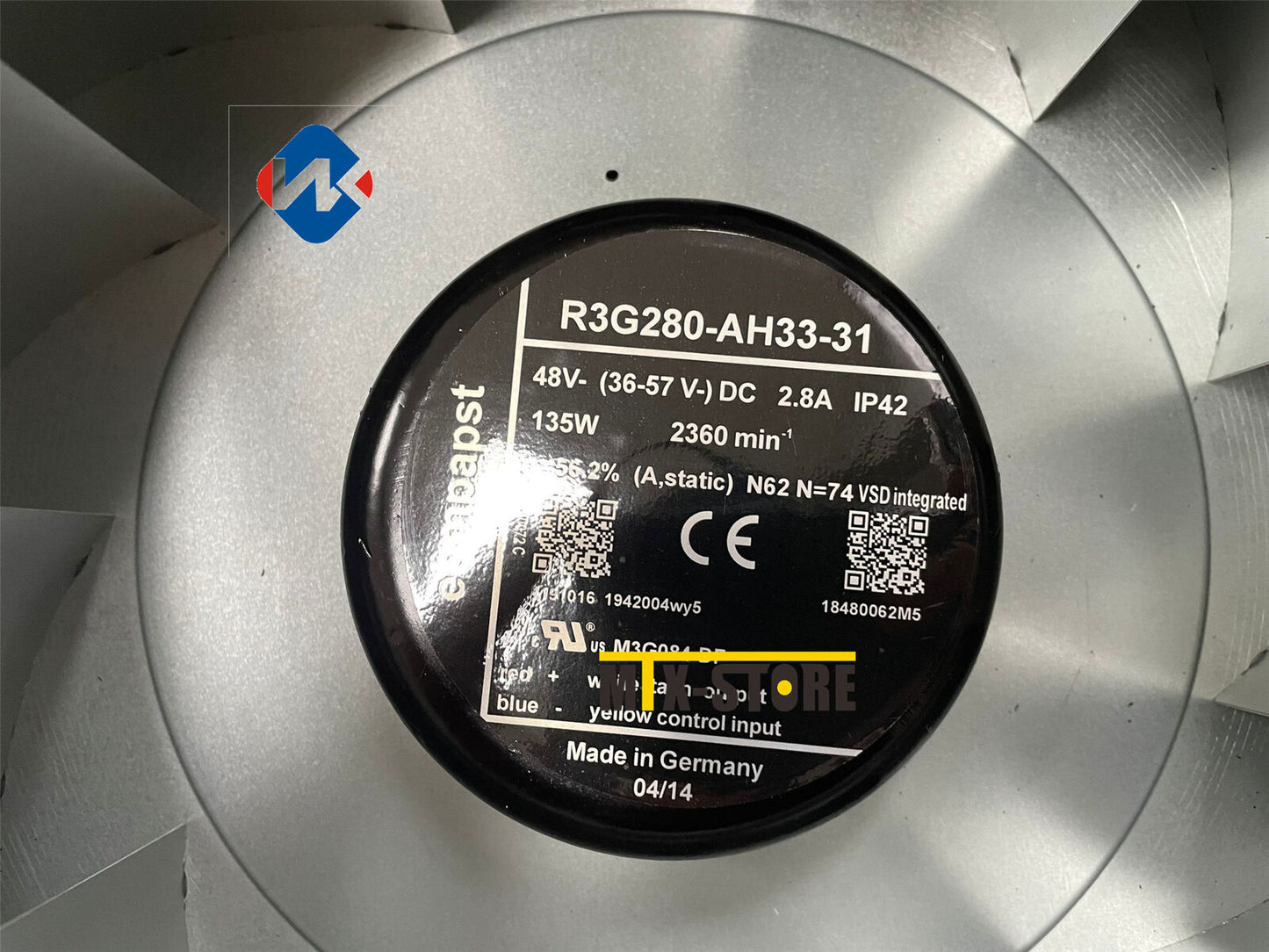 new 1PCS Frequency Converter Fan R3G280-AH33-31 48V (36-57V) 135W - KOEED