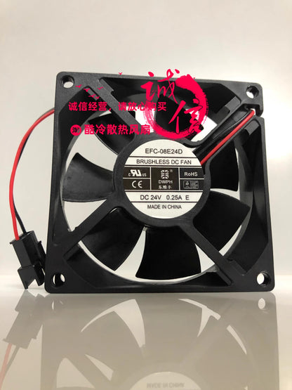 DWPH EFC-08E24D 8025 DC24V 0.25A 8CM 2-Pin Inverter Cooling Fan