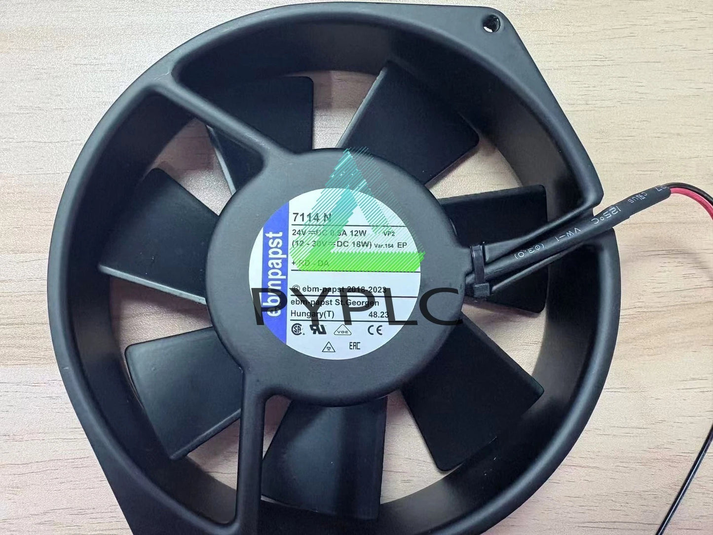 1Pcs EBMPAPST 7114N DC FAN AXIAL BALL BEARING 24VDC 0.5A 12W 12-30V