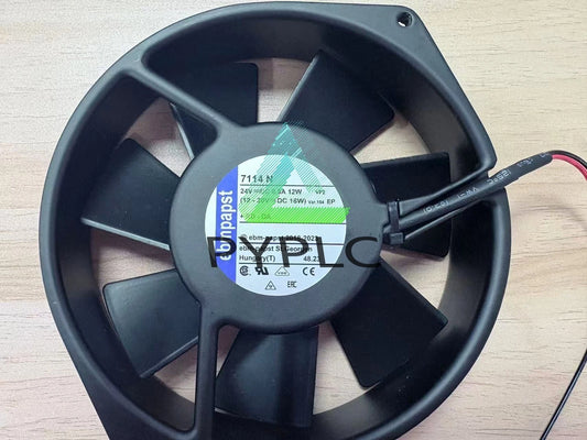1Pcs EBMPAPST 7114N DC FAN AXIAL BALL BEARING 24VDC 0.5A 12W 12-30V