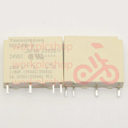 10PCS TAKAMISAWA NY24W-K 24VDC DC24V Power Relay 4Pins 5A #US