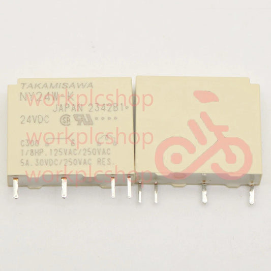 10PCS TAKAMISAWA NY24W-K 24VDC DC24V Power Relay 4Pins 5A #US