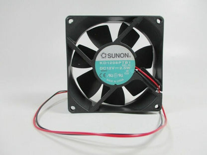 1PCS KD1208PTB1 DUALBALL COOLING FAN DC12V 2.5W 2WIRE 80x80x25MM - KOEED