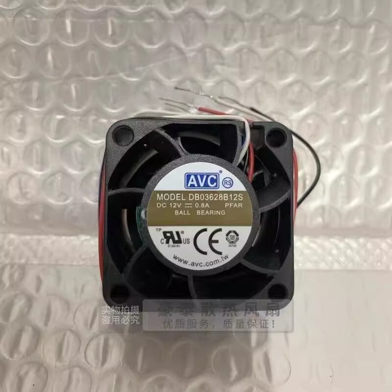 AVC DB03628B12S 3628 DC12V 0.80A 3.6CM 4-Wire Cooling Fan