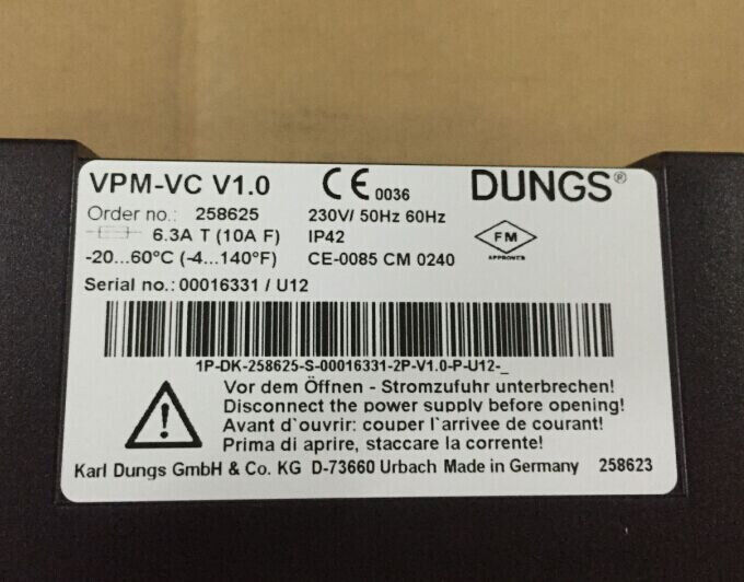 new 1PC DUNGS VALVE TEST SYSTEM VPM-VC V1.0   PING