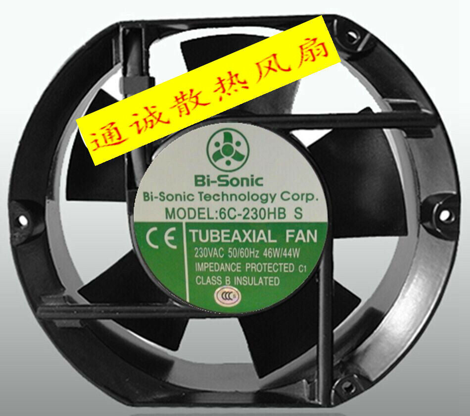new Bi-Sonic17251 AC230V Inverter Cooling Fan 6C-230HBS Fan