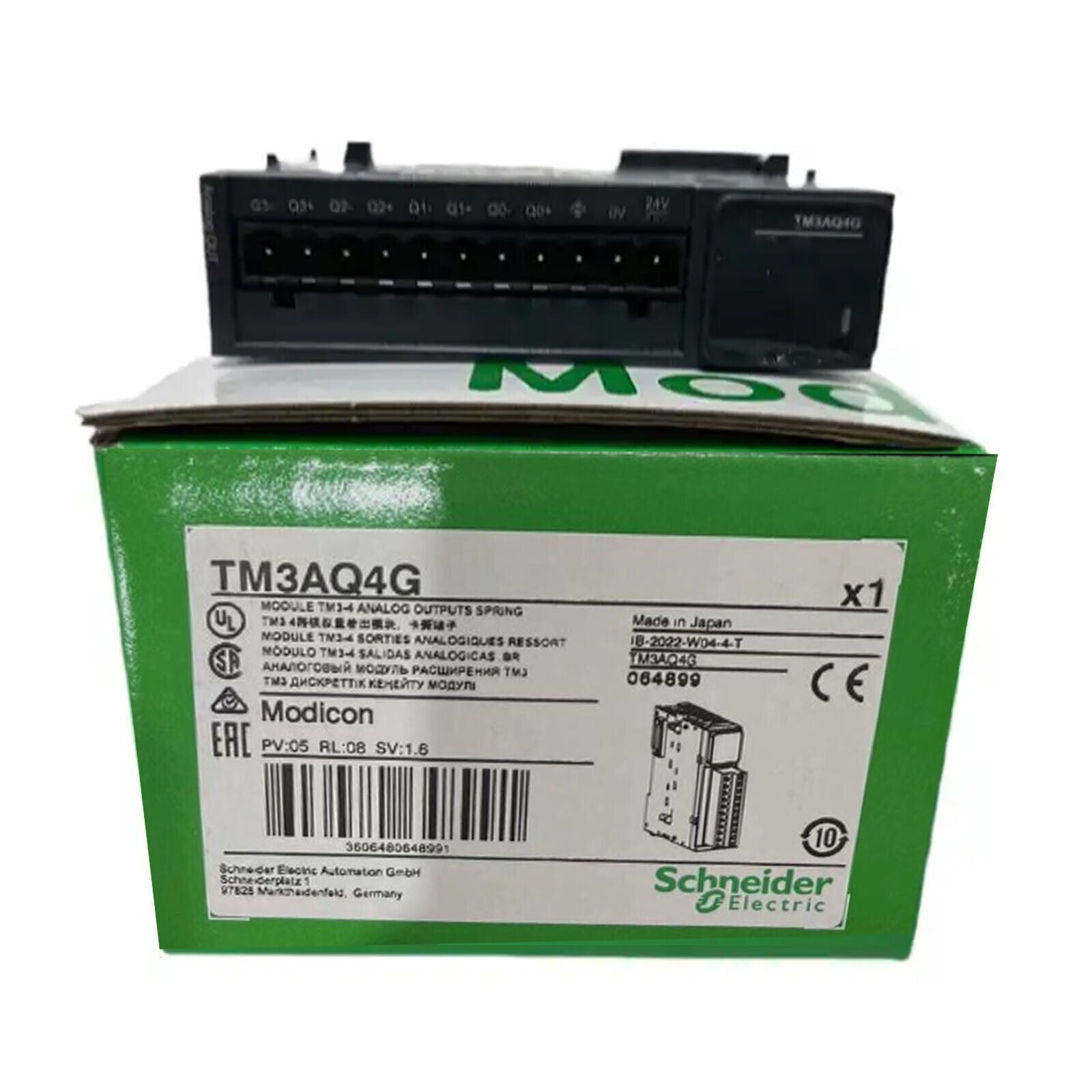 New Schneider TM3AQ4G: One-Year Warranty - SCHNEIDER ELECTRIC