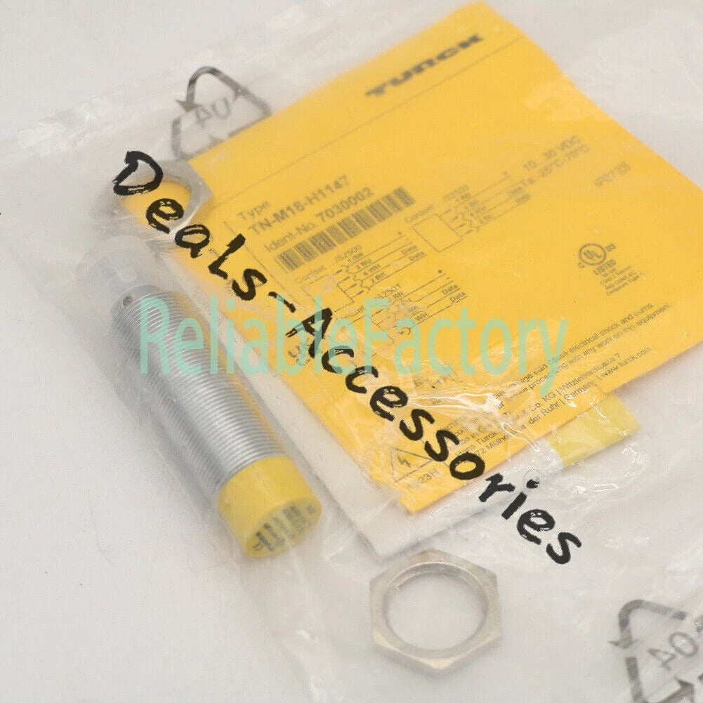 Turck TN-M18-H1147 HF RFID Read/Write Head Range45mm 10-30VDC 13.56MHz(1PCS)
