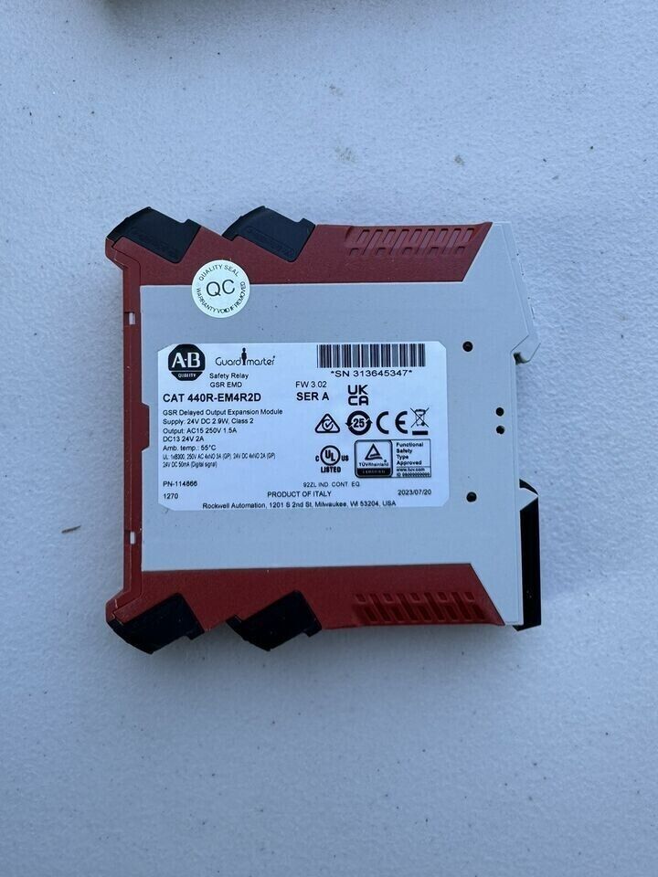 Allen Bradley 440R-EM4R2D Series Guardmaster GSR Delayed Expansion Module EMD - ALLEN BRADLEY